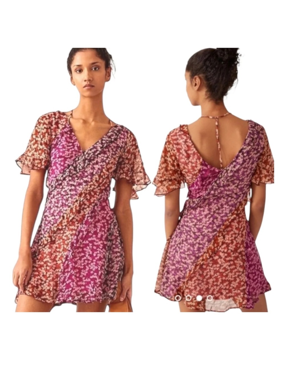Anthropologie Floral Mini Dress